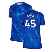 Chelsea Romeo Lavia #45 Fußballbekleidung Heimtrikot Damen 2024-25 Kurzarm